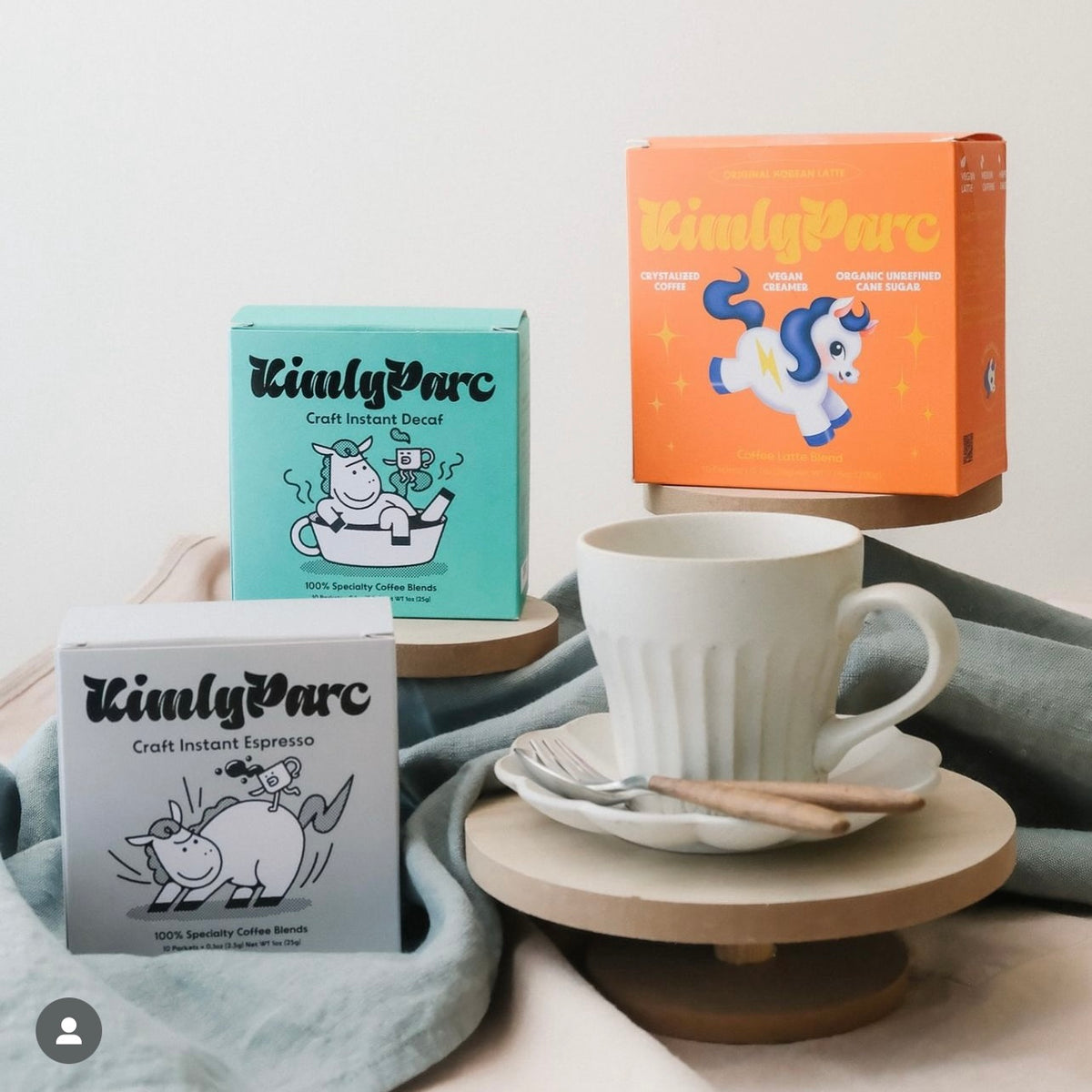 KimlyParc Vegan Instant Latte (10 packets /Box)